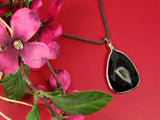 Unique Black Quartz Pendant Necklace - Martinuzzi Accessories