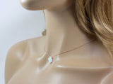 Texas Necklace Lab-Created White Opal Pendant 925 Sterling Silver Chain
