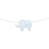 white elephant pendant necklace - Martinuzzi Accessories